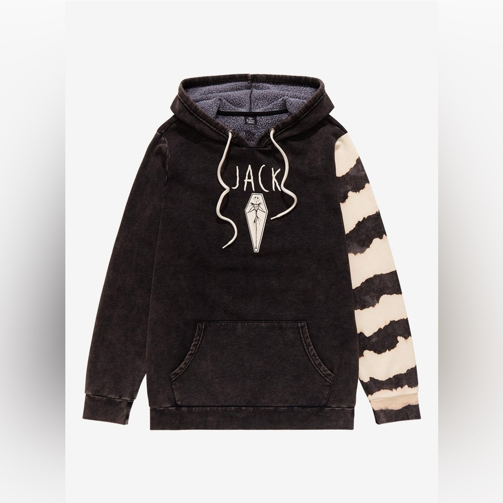 Disney The Nightmare Before Christmas Jack Skellington Tie-Dye Sleeve Hoodie